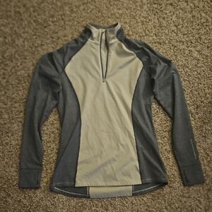 Gray Long Sleeve Women's Top